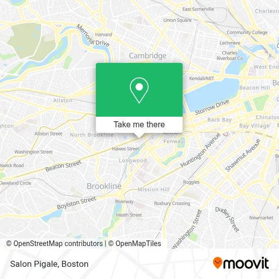 Salon Pigale map