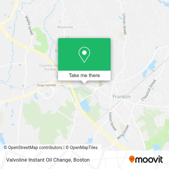Valvoline Instant Oil Change map