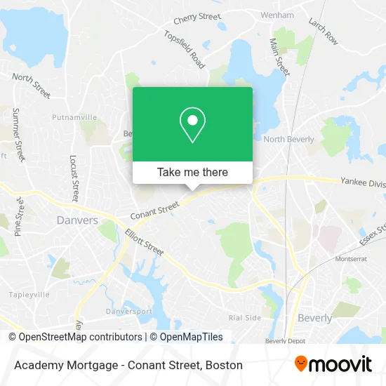 Academy Mortgage - Conant Street map