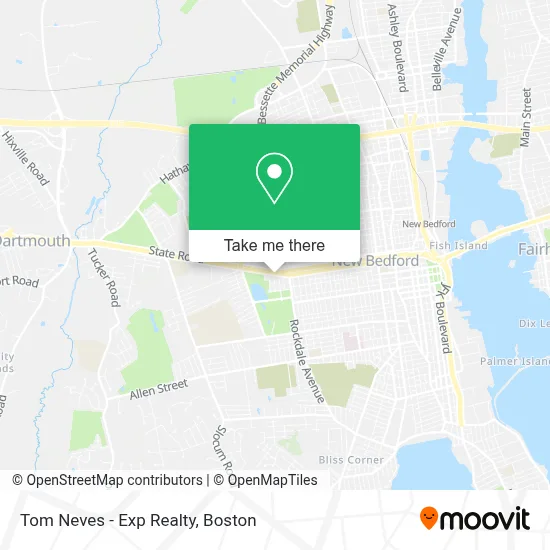 Tom Neves - Exp Realty map