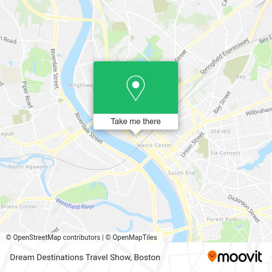Dream Destinations Travel Show map