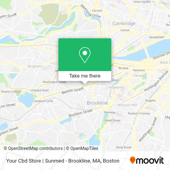 Your Cbd Store | Sunmed - Brookline, MA map