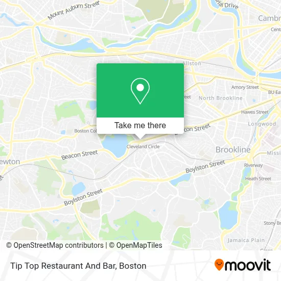 Tip Top Restaurant And Bar map