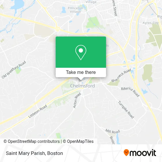 Saint Mary Parish map
