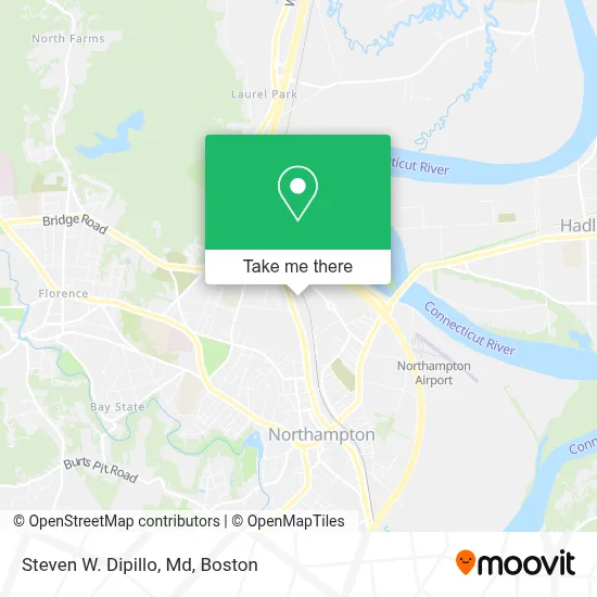 Steven W. Dipillo, Md map