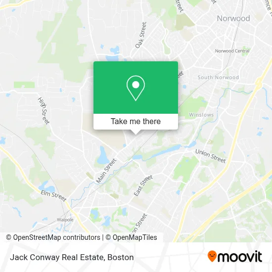 Jack Conway Real Estate map