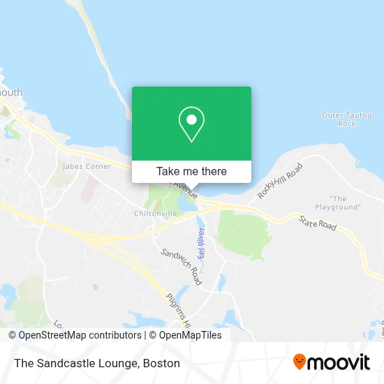 The Sandcastle Lounge map