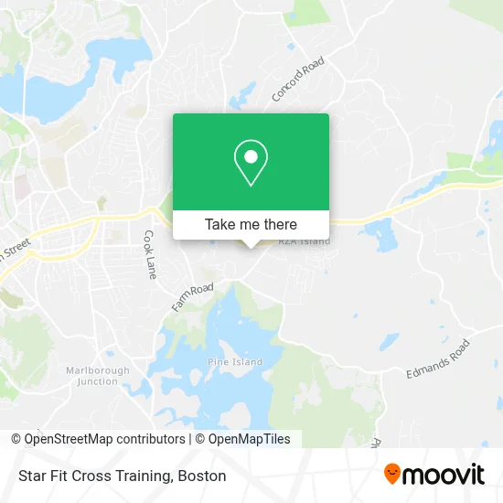 Star Fit Cross Training map