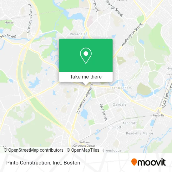 Pinto Construction, Inc. map