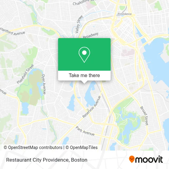 Restaurant City Providence map