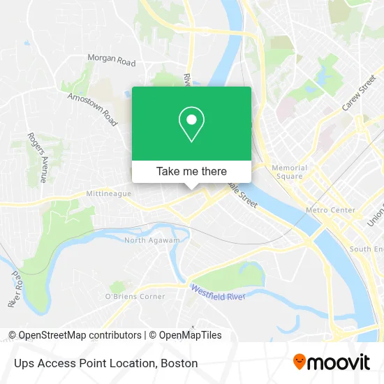 Ups Access Point Location map