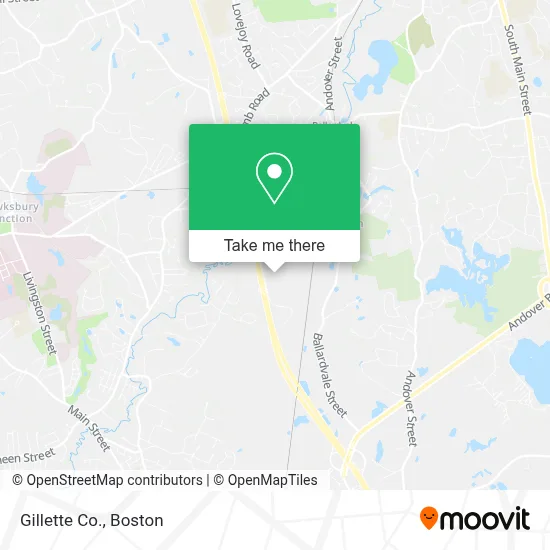 Gillette Co. map