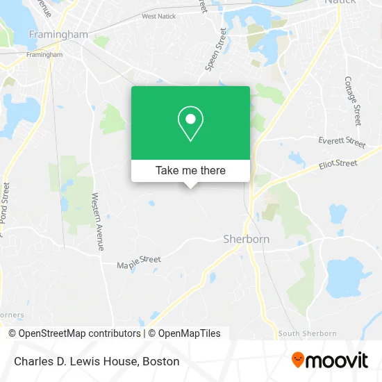 Charles D. Lewis House map