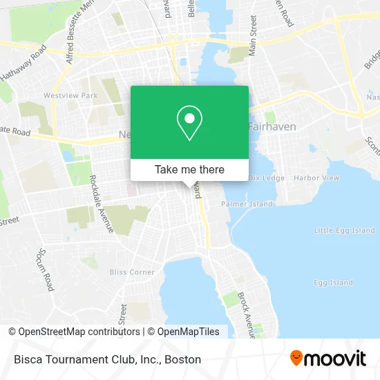Bisca Tournament Club, Inc. map