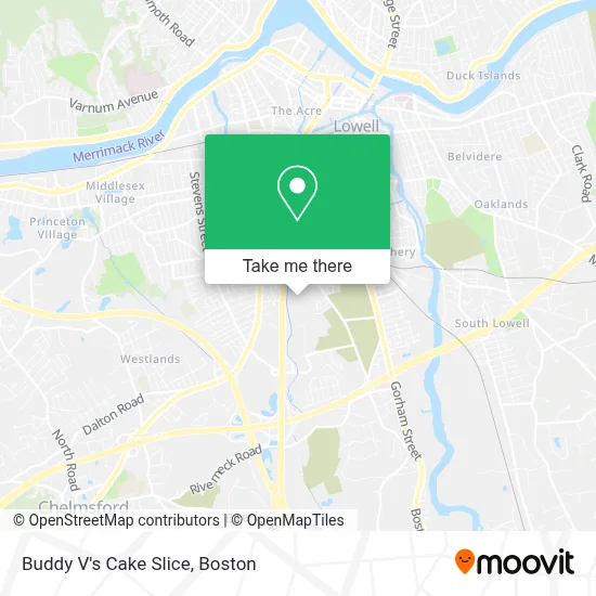 Buddy V's Cake Slice map