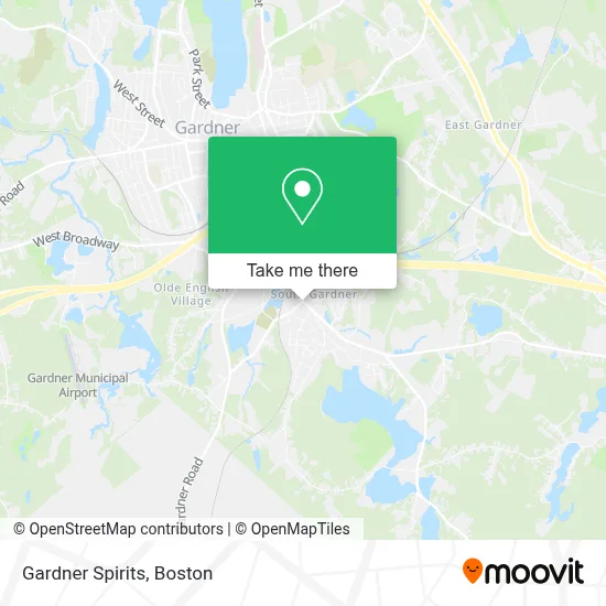 Gardner Spirits map