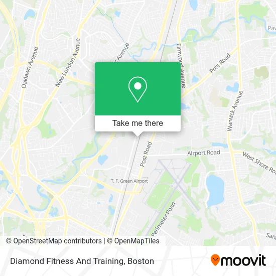 Diamond Fitness And Training map
