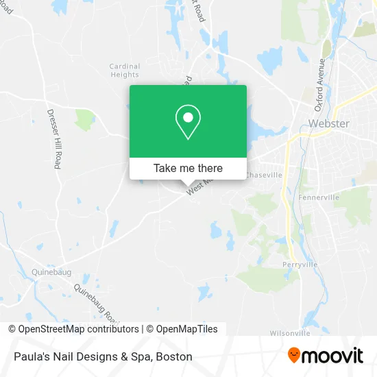 Paula's Nail Designs & Spa map