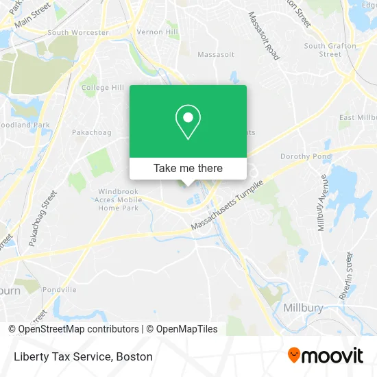 Liberty Tax Service map