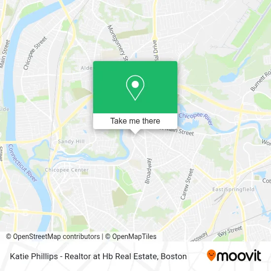 Katie Phillips - Realtor at Hb Real Estate map