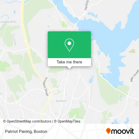 Patriot Paving map