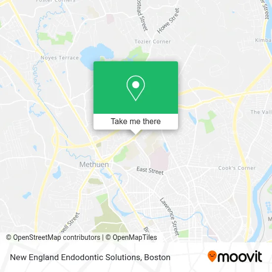 New England Endodontic Solutions map