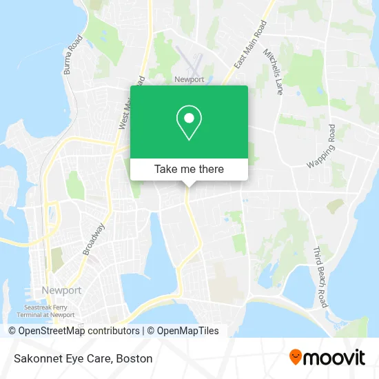 Sakonnet Eye Care map