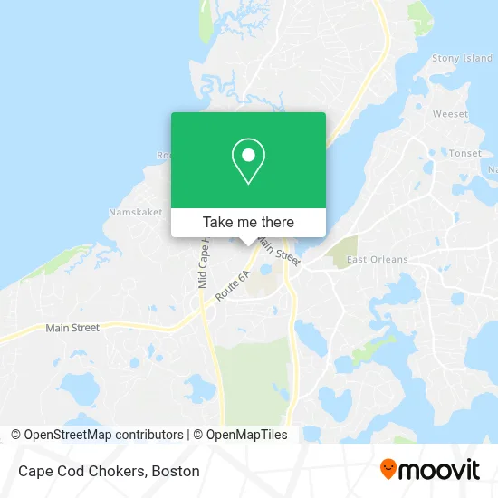 Cape Cod Chokers map