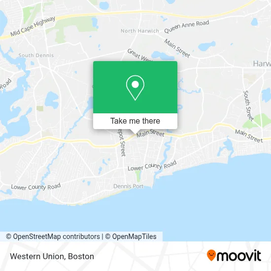 Western Union map