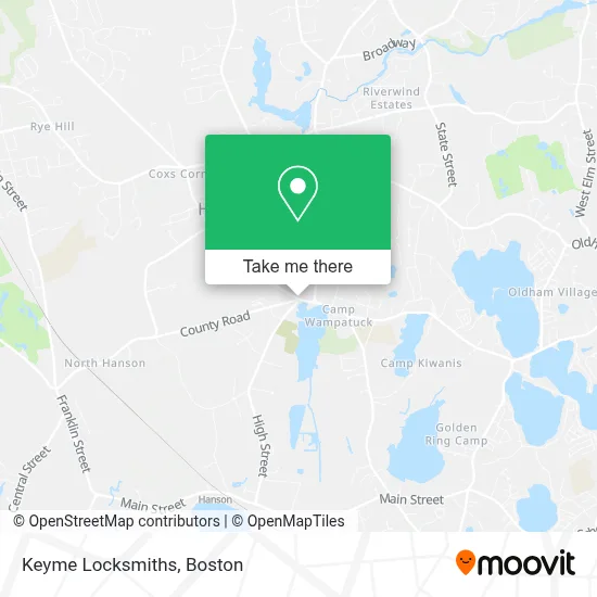Keyme Locksmiths map