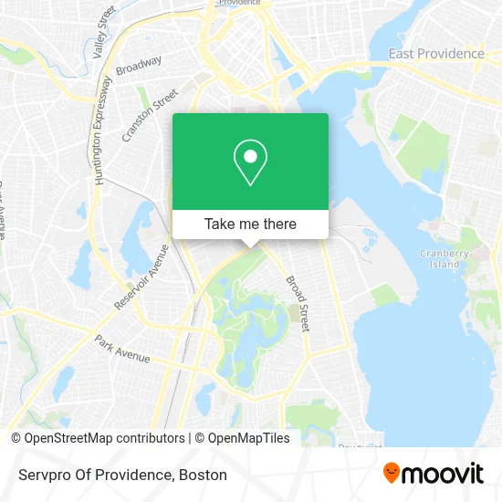 Servpro Of Providence map