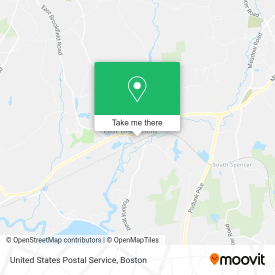 United States Postal Service map