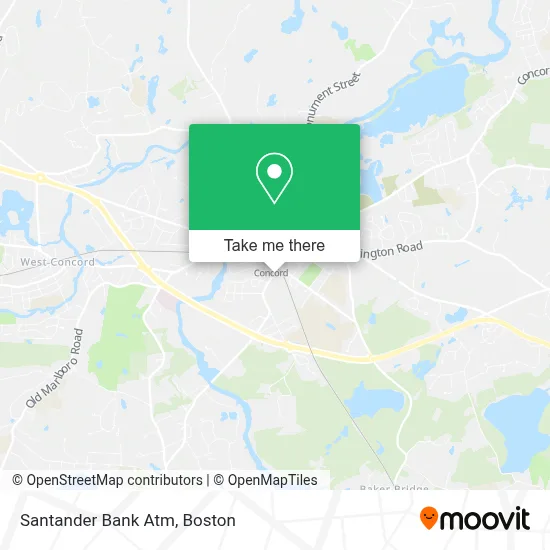 Santander Bank Atm map