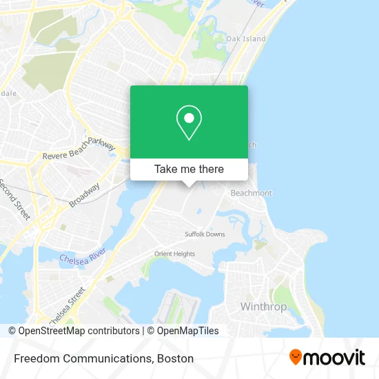 Freedom Communications map