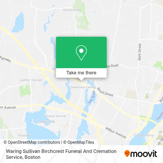 Waring Sullivan Birchcrest Funeral And Cremation Service map