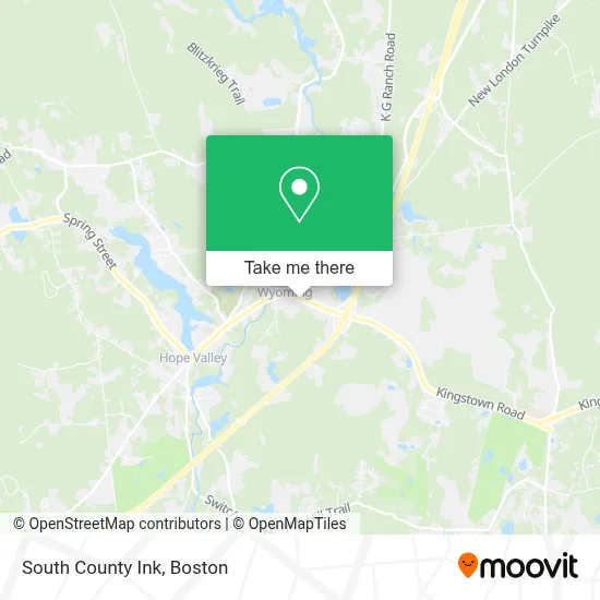 South County Ink map