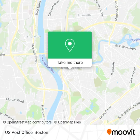 Us Post Office map