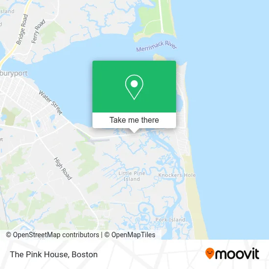The Pink House map
