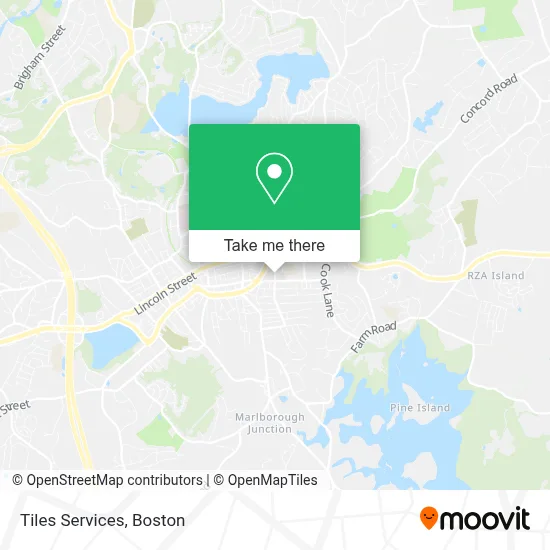 Tiles Services map