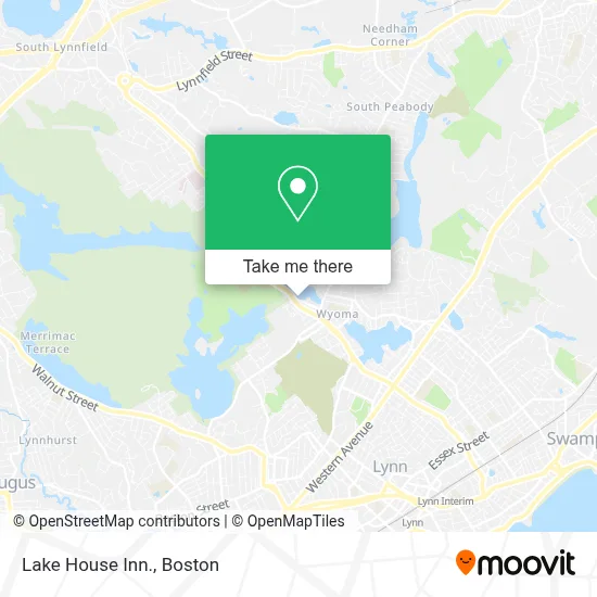 Lake House Inn. map