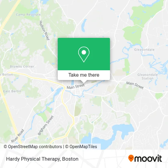 Hardy Physical Therapy map