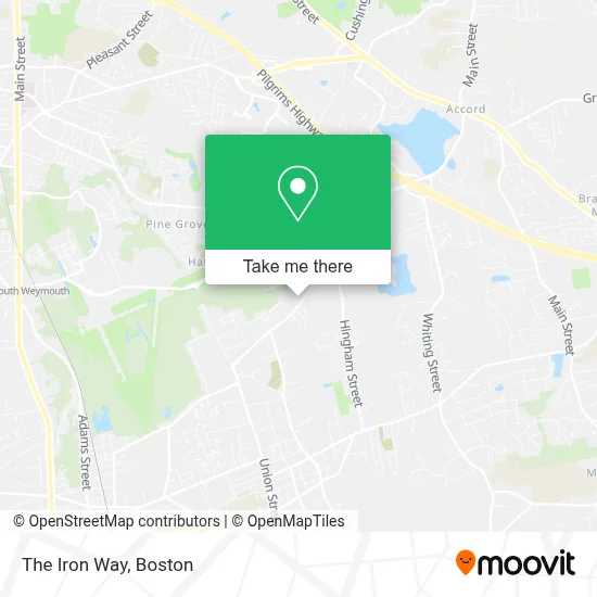 The Iron Way map