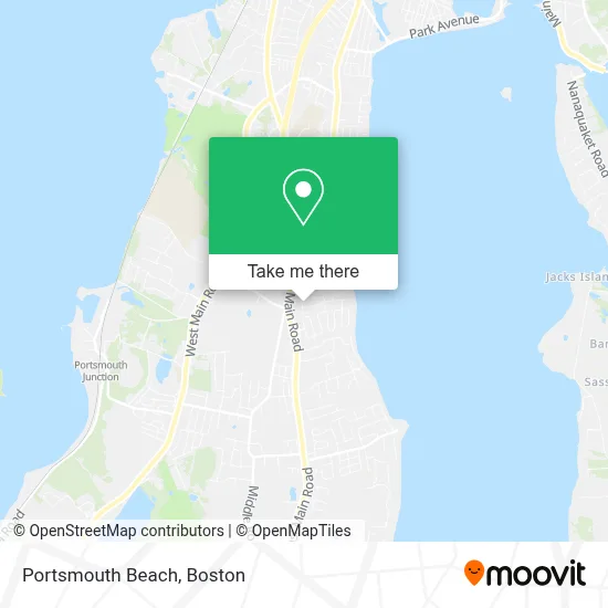 Portsmouth Beach map