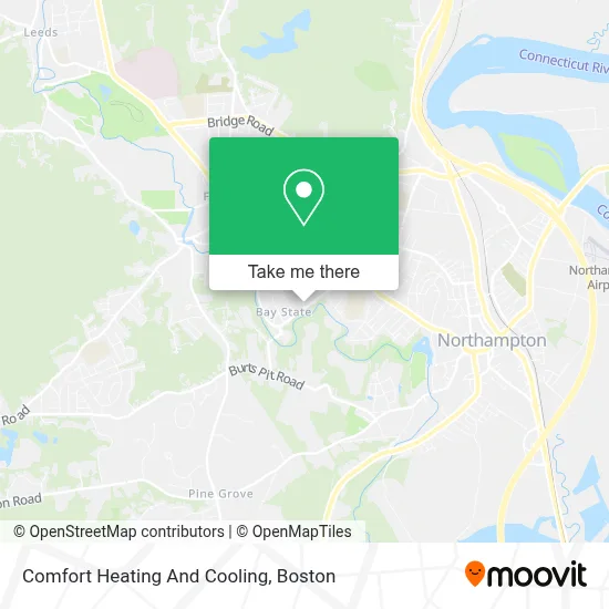Comfort Heating And Cooling map