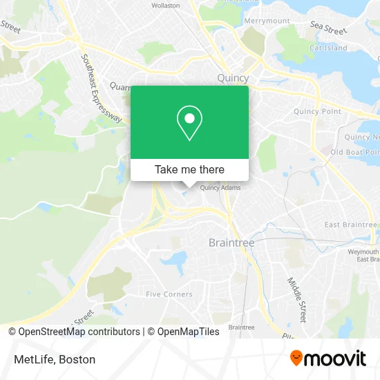 Met Life map