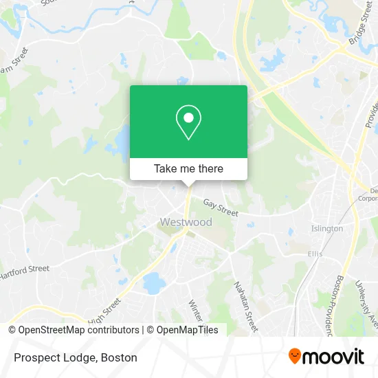 Prospect Lodge map