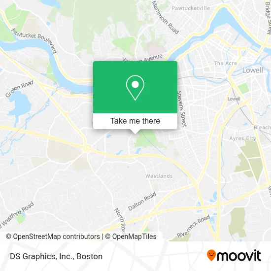 DS Graphics, Inc. map