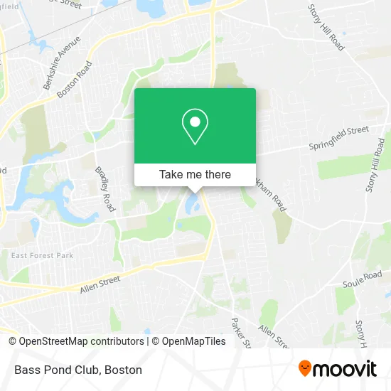 Bass Pond Club map