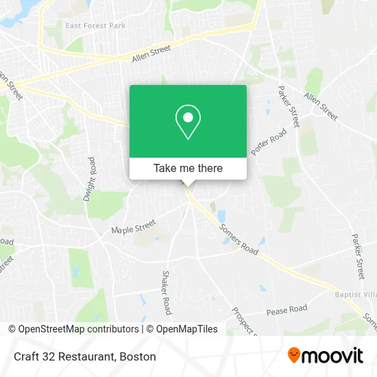 Craft 32 Restaurant map