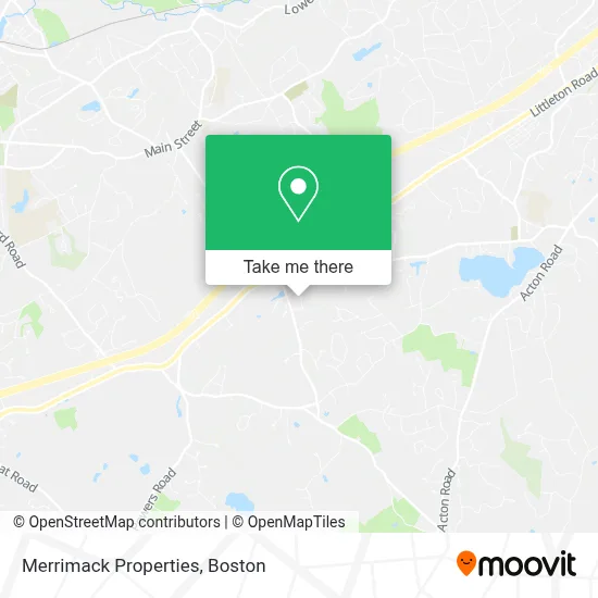 Merrimack Properties map